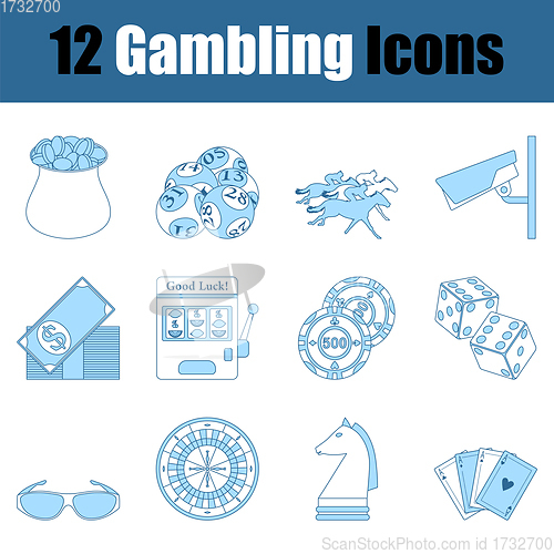 Image of Gambling Icon Set