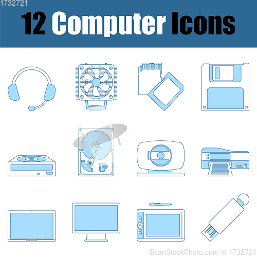 Image of Computer Icon Set