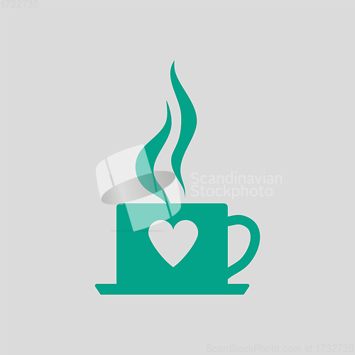 Image of Valentine Day Coffee Icon