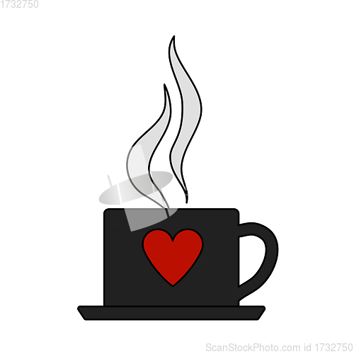 Image of Valentine Day Coffee Icon