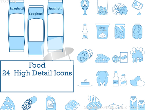 Image of Food Icon Set