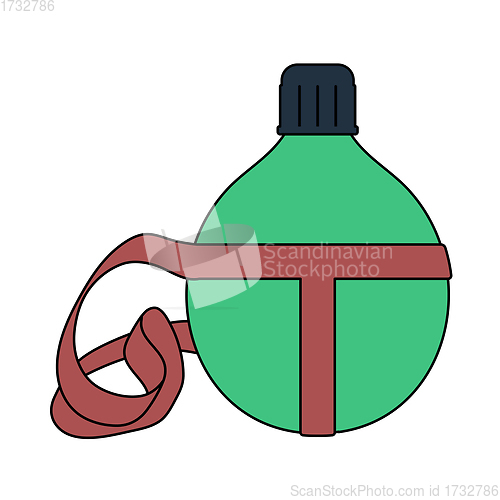 Image of Icon Of Touristic Flask