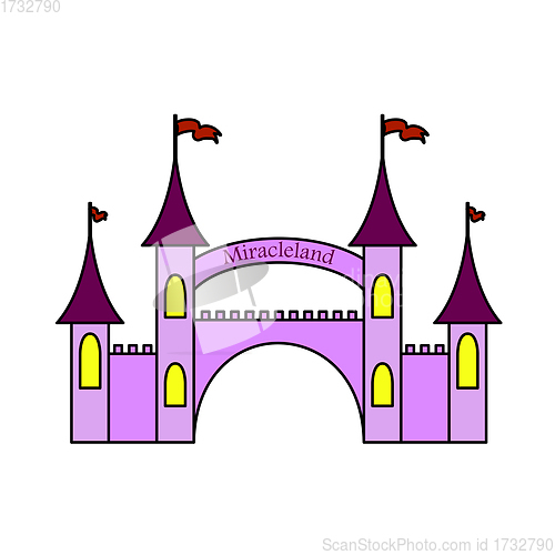 Image of Amusement Park Entrance Icon