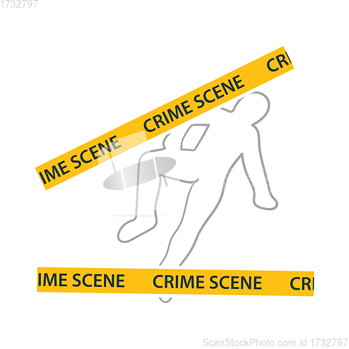 Image of Crime Scene Icon