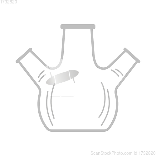 Image of Icon Of Chemistry Round Bottom Flask With Triple Throat