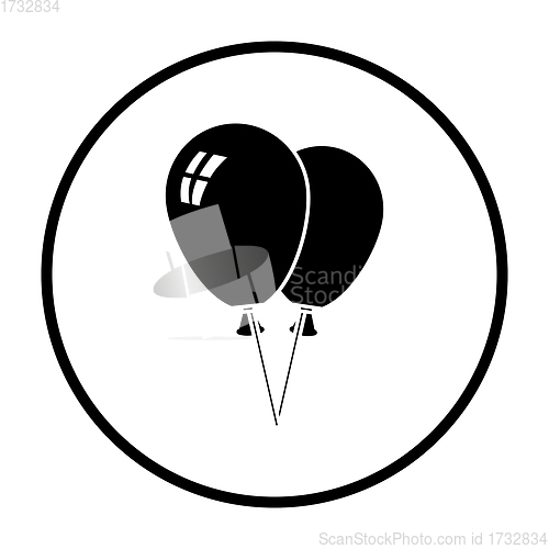 Image of Two Balloons Icon