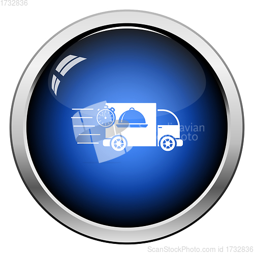 Image of Fast Food Delivery Car Icon