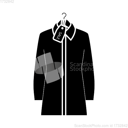 Image of Blouse On Hanger With Sale Tag Icon