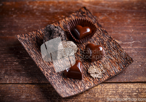 Image of Gourmet chocolate truffles