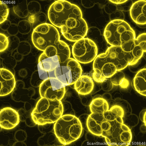 Image of Yellow cells background