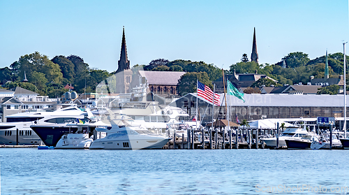 Image of newport rhode island scenic views at harbour