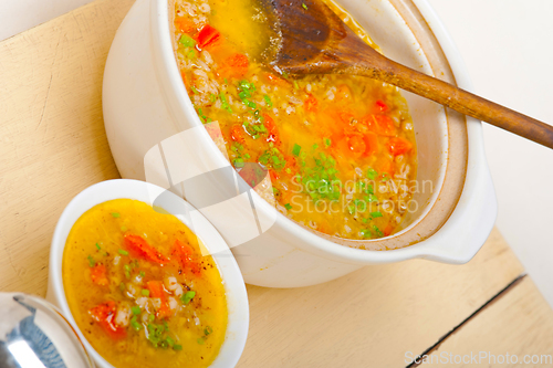 Image of Syrian barley broth soup Aleppo style