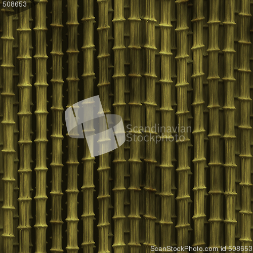 Image of yellow bamboo background