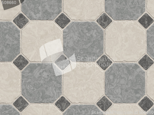 Image of Old tiled floor