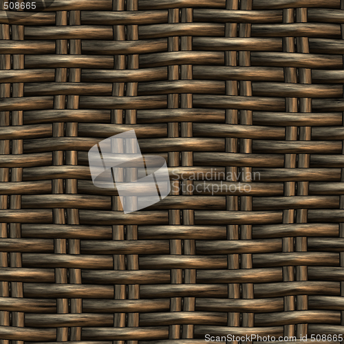 Image of braided wicker background