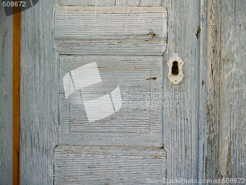 Image of wooden door