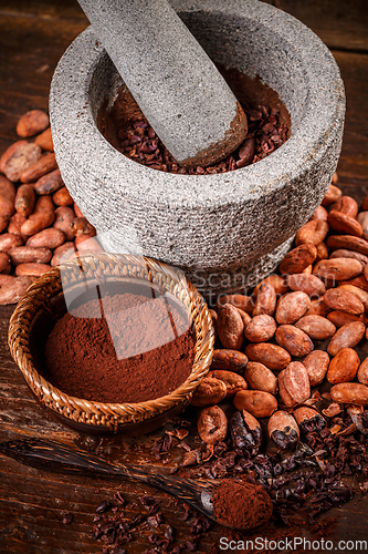 Image of Crushed cacao beans