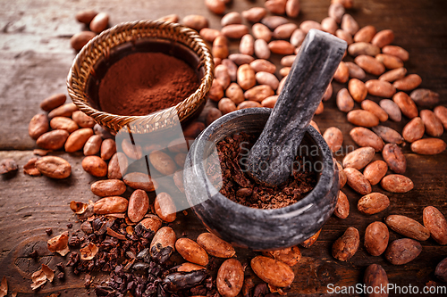 Image of Crushed cacao beans