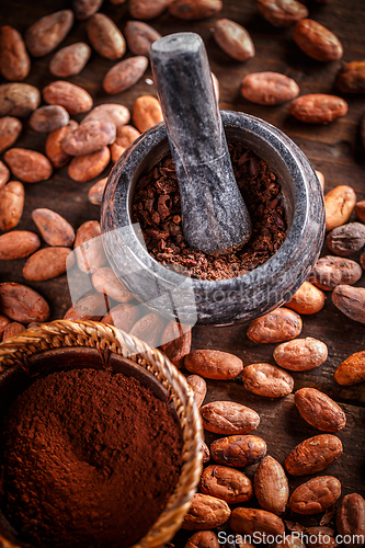 Image of Ground cocoa beans