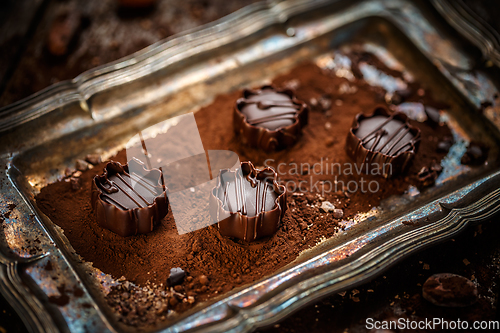 Image of Chocolate mousse pralines