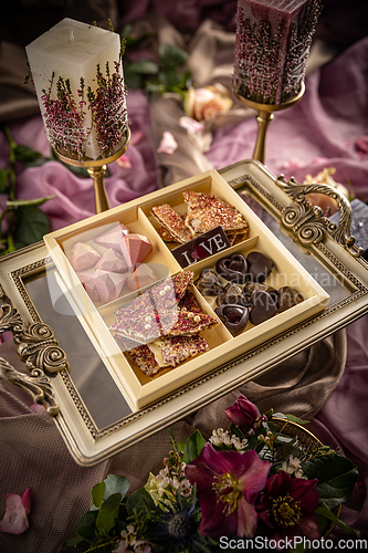 Image of Lot of variety chocolate pralines