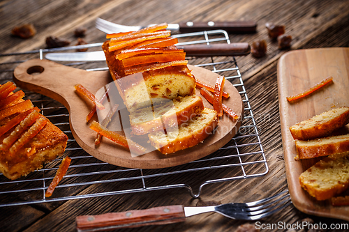 Image of Delicious fruit loaves of bread