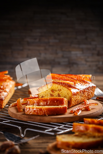 Image of Fruit cake with candied orange zest