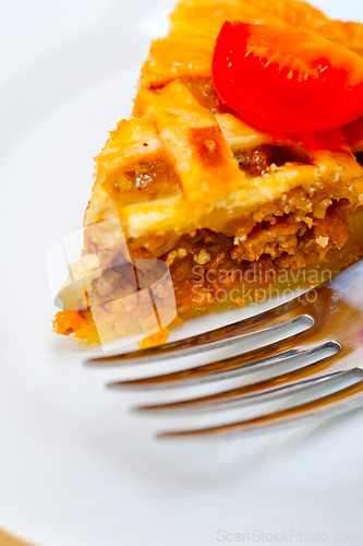 Image of home made beef pie