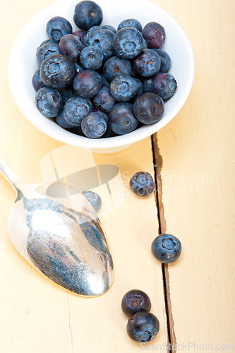 Image of fresh blueberry bowl