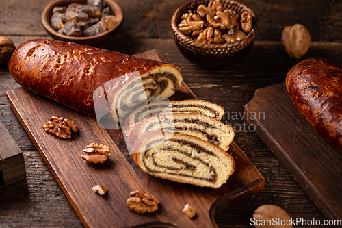 Image of Delicious walnut rolls