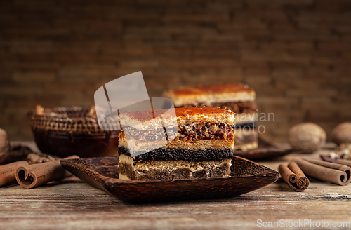 Image of Flodni is a traditional Hungarian dessert