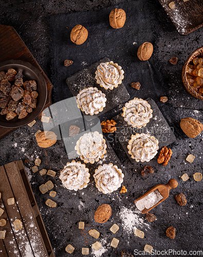 Image of Tartlets filled with walnut cream