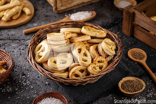 Image of Homemade whole meal pretzels