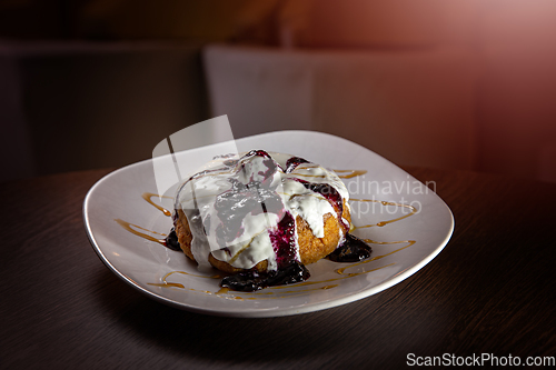 Image of Authentic Romanian cheese doughnuts