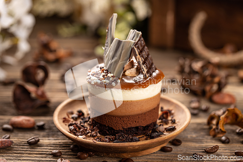 Image of Coffee and chocolate cake