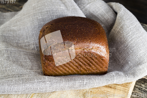 Image of black square loaf