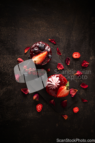 Image of Sweet dessert composition