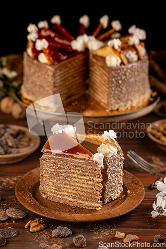 Image of Dobosh Hungarian cake