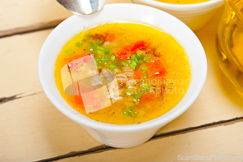 Image of Syrian barley broth soup Aleppo style