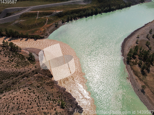 Image of The confluence of two rivers