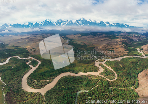 Image of Kurai steppe and Chuya river