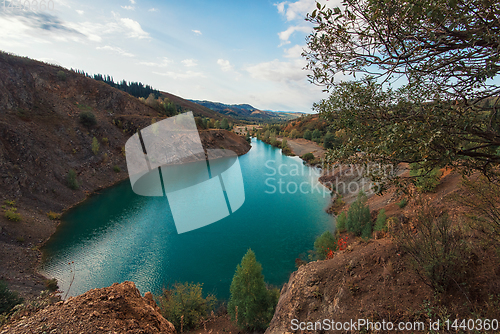Image of Blue lake in Altai