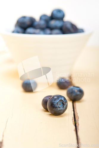 Image of fresh blueberry bowl