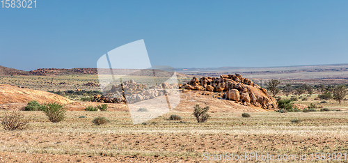 Image of Brandberg mountain desert landscape, Namibia