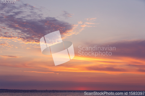 Image of Sunset on Nosy Be island in Madagascar