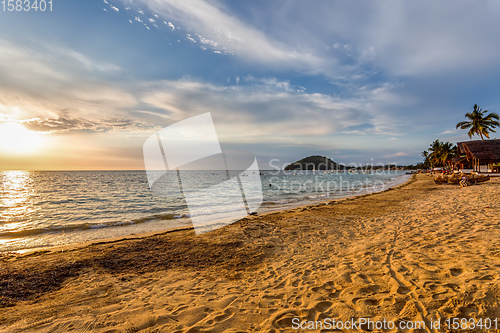 Image of Sunset on Nosy Be island in Madagascar