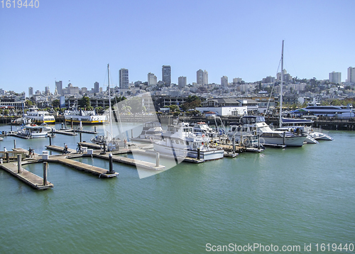 Image of harbour in San Francisco