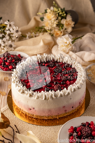 Image of Forest berry mousse cake