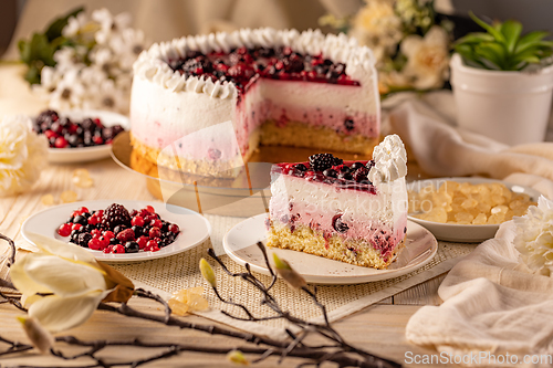 Image of Homemade berry cake