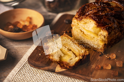 Image of Homemade vanilla cream babka